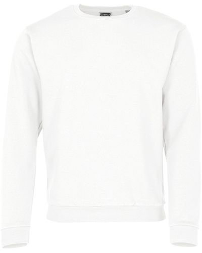 James & Nicholson Sweatshirt Basic Sweat - Weiß