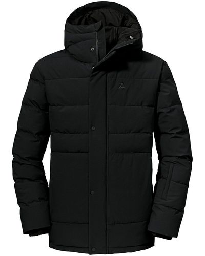 Schoeffel Winterjacke Ins. Jacket Eastcliff M mit Kinnschutz - Schwarz