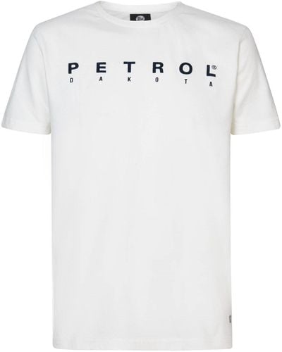 Petrol Industries T-Shirt mit Rundhalsausschnitt und (1-tlg) - Weiß