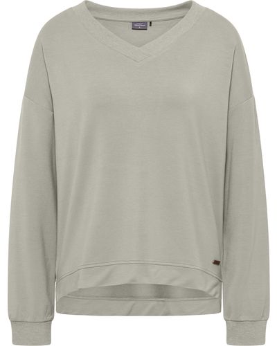 Venice Beach Sweatshirt V-Neck Shirt VB Maliyah (1-tlg) - Grau