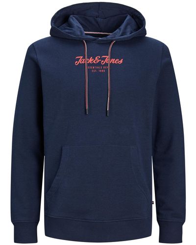 Jack & Jones Sweatshirt HENRY (1-tlg) - Blau