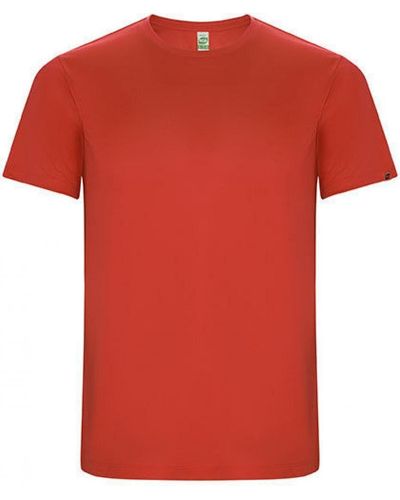 Roly Rundhalsshirt Men ́s Imola Funktions T-Shirt - Rot