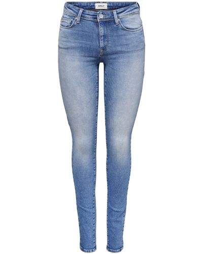 ONLY Skinny-fit-Jeans ONLSHAPE LIFE REG SK DNM REA768 NOO - Blau
