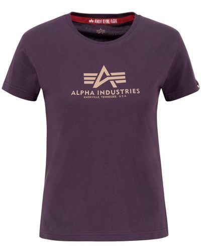 Alpha Industries Shirt Women - Lila