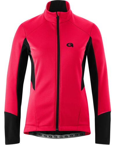 Gonso Fahrradjacke FURIANI Softshell-Jacke, Windjacke atmungsaktiv und wasserabweisend - Rot