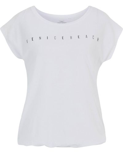 Venice Beach T-Shirt Rundhalsshirt VB Wonder (1-tlg) - Weiß