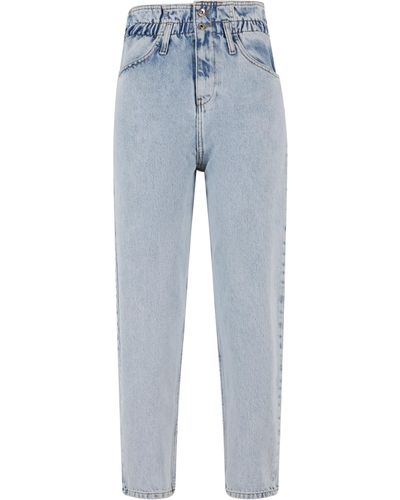 2Y Premium Bequeme Elisa Mom Jeans (1-tlg) - Blau