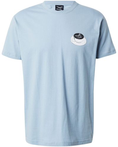 Iriedaily T-Shirt Slowpresso (1-tlg) - Blau
