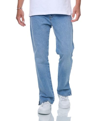DENIM HOUSE Relax-- Lässige Baggy Jeans Relaxed Fit - Blau