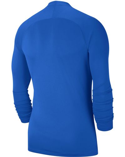 Nike Langarm-Poloshirt 1Stlyr (1-tlg) - Blau