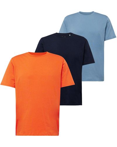 Knowledge Cotton T-Shirt (3-tlg) - Orange