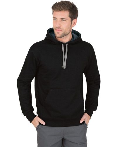Trigema Kapuzensweatshirt aus Sweat-Qualität - Schwarz