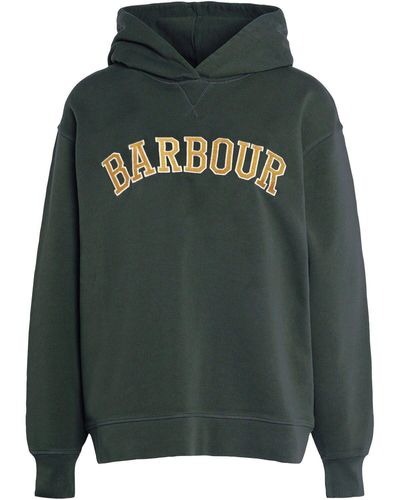 Barbour Sweater Hoodie Northumberland - Grün