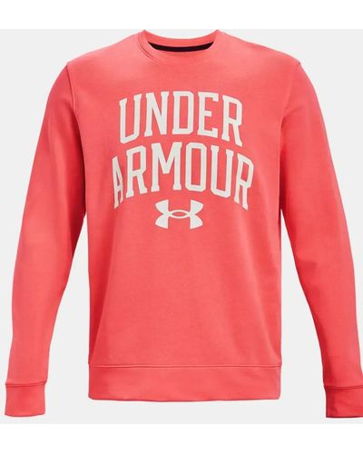 Under Armour ® Kapuzensweatshirt UA RIVAL TERRY CREW - Pink