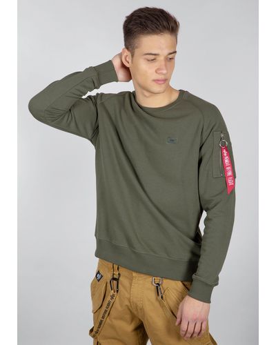 Alpha Industries Sweater Men - Grün
