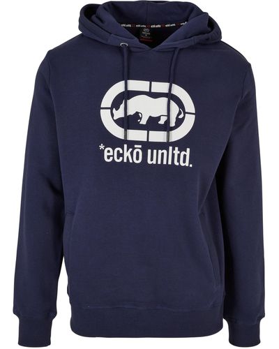 Ecko' Unltd . Sweatshirt Base Hoody (1-tlg) - Blau