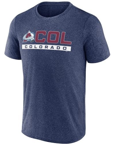 Fanatics Print-Shirt Colorado Avalanche ICONIC Performance NHL - Blau