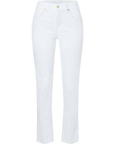 M·a·c Stretch-Jeans MELANIE white denim 5024-90-0387 D010 - Weiß