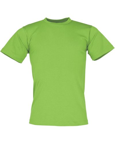 James & Nicholson Rundhalsshirt Round Heavy T-Shirt - Grün