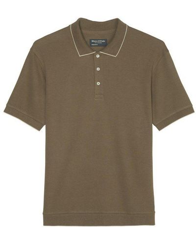 Marc O' Polo ' T-Shirt Marc O ́ Men / He. / Polo, short sleeve, interlock jerse - Grün