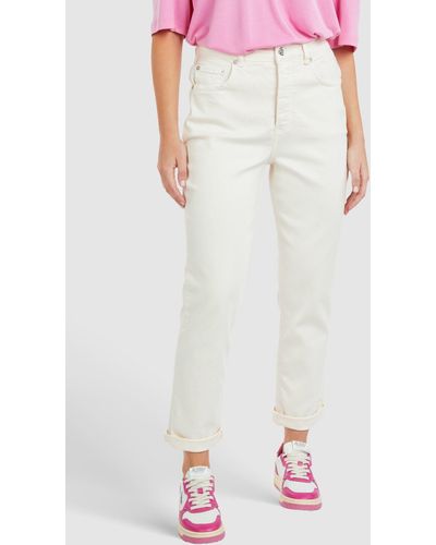 MARC AUREL Mom-Jeans aus einer nachhaltigen Lyocellmischung - Weiß