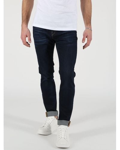 Miracle of Denim Slim-fit-Jeans 5-Pocket-Style - Blau
