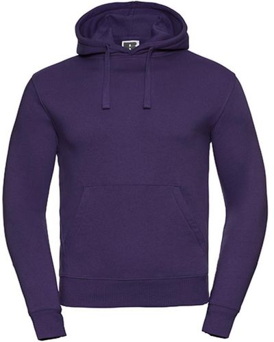 Russell Authentic Hooded Sweat Kapuzenpullover - Lila