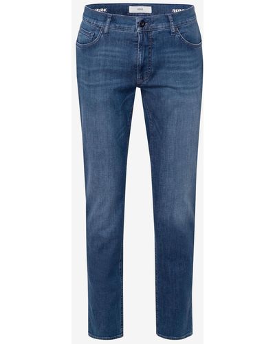 Brax Regular-fit-Jeans STYLE.CHUCK, MID BLUE USED - Blau