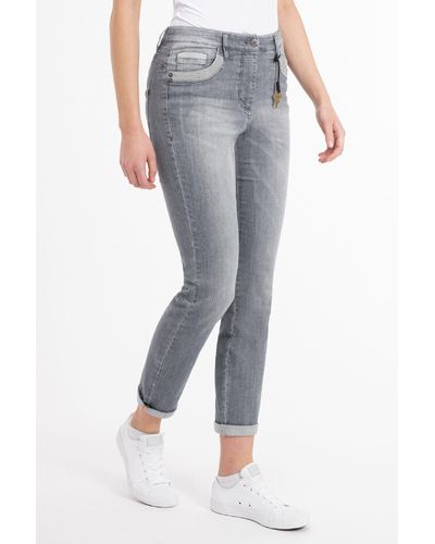 Recover Pants Slim-fit-Jeans ALARA - Grau