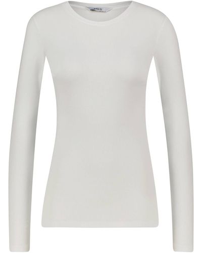 Envii T-Shirt Longsleeve ENALLY (1-tlg) - Weiß