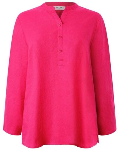 maerz muenchen Klassische Bluse TUNIKA /1 ARM - Pink