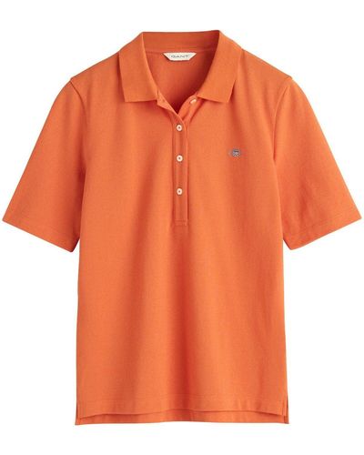 GANT Poloshirt Piqué-Polo SlimShield - Orange