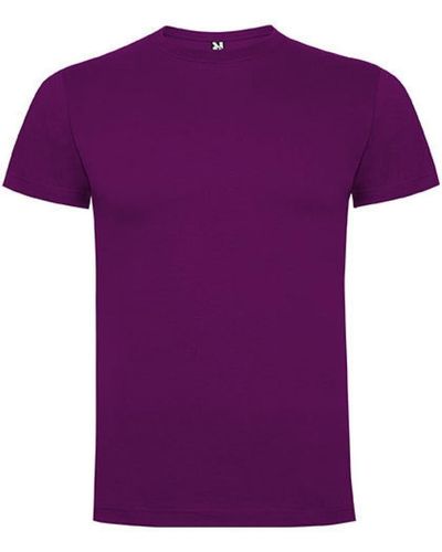 Roly Rundhalsshirt Dogo Premium T-Shirt, Single-Jersey - Lila