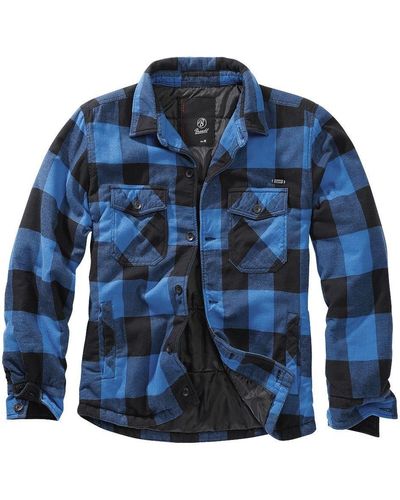 BRANDIT Kurzjacke Lumber Jacket - Blau