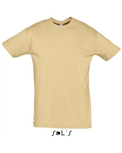 Sol's Rundhalsshirt Regent 150 T-Shirt - Natur