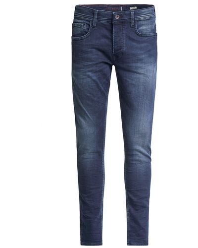 Salsa Jeans 5-Pocket- JEANS CLASH dark blue used washed 125222.8504 - Blau