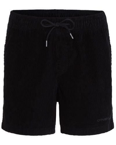 O'neill Sportswear Oneill M Mix And Match Cord Shorts - Schwarz