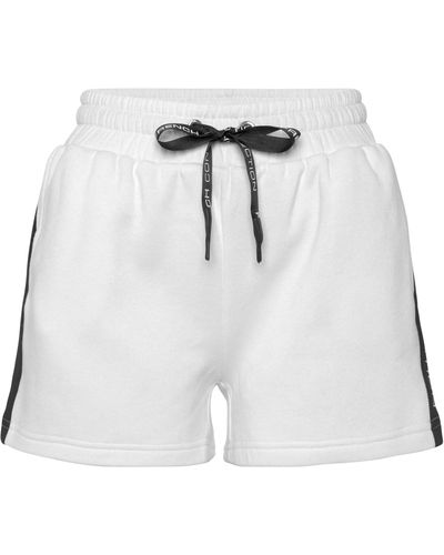 French Connection Sweatshorts -Kurze Hose mit seitlichen Kontrast-Einsätzen, Loungewear - Weiß