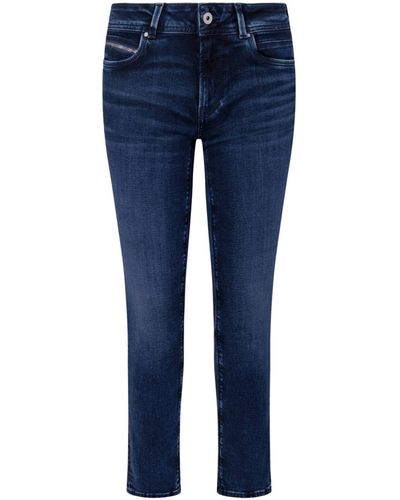 Pepe Jeans Pepe Slim-fit-Jeans NEW BROOKE (1-tlg) Plain/ohne Details - Blau