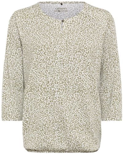 Olsen T-Shirt Long Sleeves - Natur