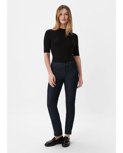 Comma, 5-Pocket- Jeans-Hose mit Slim Leg Waschung - Schwarz