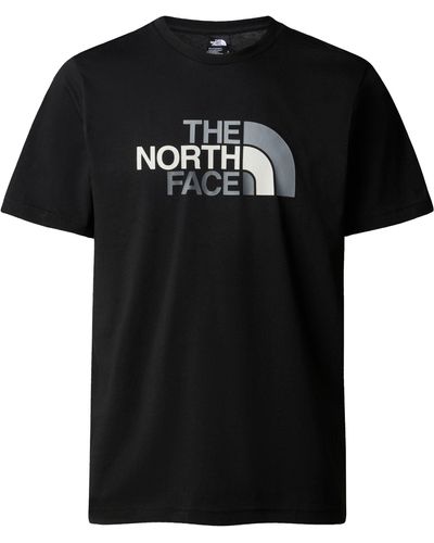 The North Face T-Shirt M /S EASY TEE - Schwarz