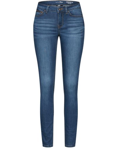 Tom Tailor Skinny-fit-Jeans Jona (1-tlg) Weiteres Detail, Plain/ohne Details - Blau