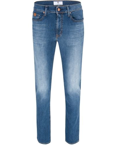 Otto Kern 5-Pocket-Jeans JOHN blue used buffies 67001 6831.6824 - Blau