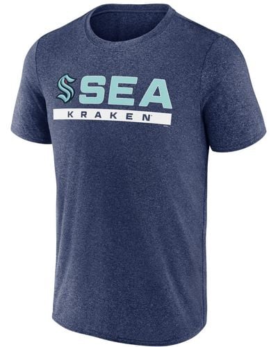 Fanatics Print-Shirt Seattle Kraken ICONIC Performance NHL - Blau