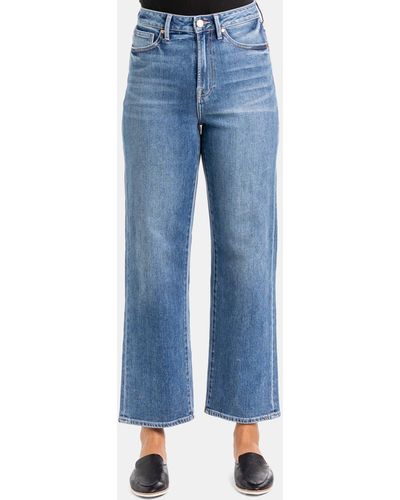 Articles of Society Loose-fit-Jeans Midtown Mid Rise Crop Wide Leg - Blau