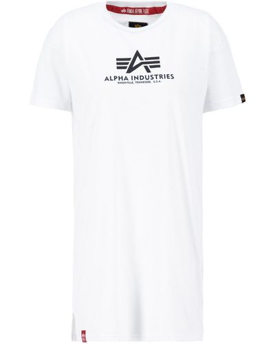Alpha Industries Shirtkleid Women - Weiß