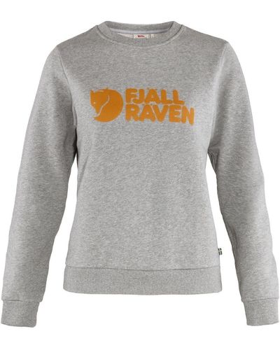 Fjallraven Sweatshirt Logo Sweater - Grau