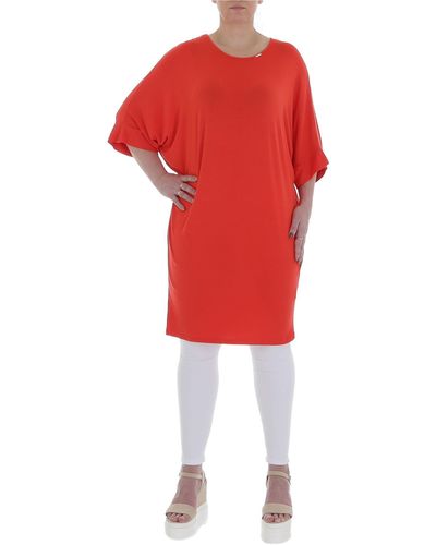 Ital-Design Tunikashirt Freizeit Top & Shirt in Rot