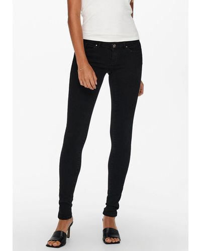 ONLY Skinny-fit-Jeans ONLCORAL SL SK POWER DNM - Schwarz